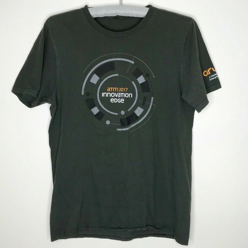 Aruba ATM 2017 HP Hewlett Packard PC Computer T-Shirt Size Medium M Mens